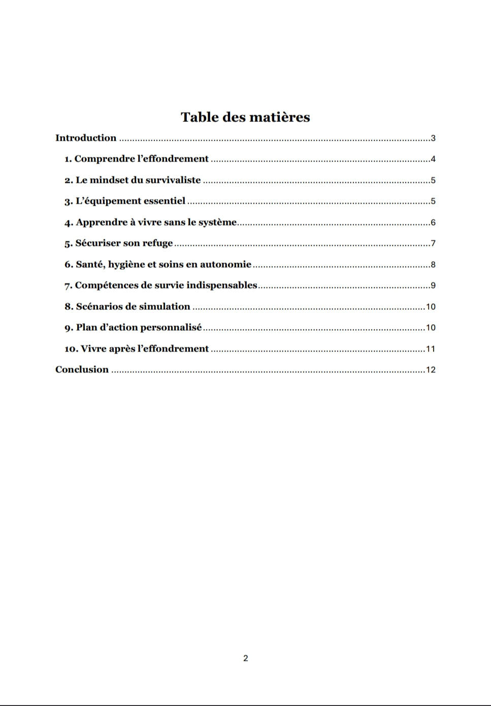 E-BOOK : COMMENT SURVIVRE A L'EFFONDREMENT ?