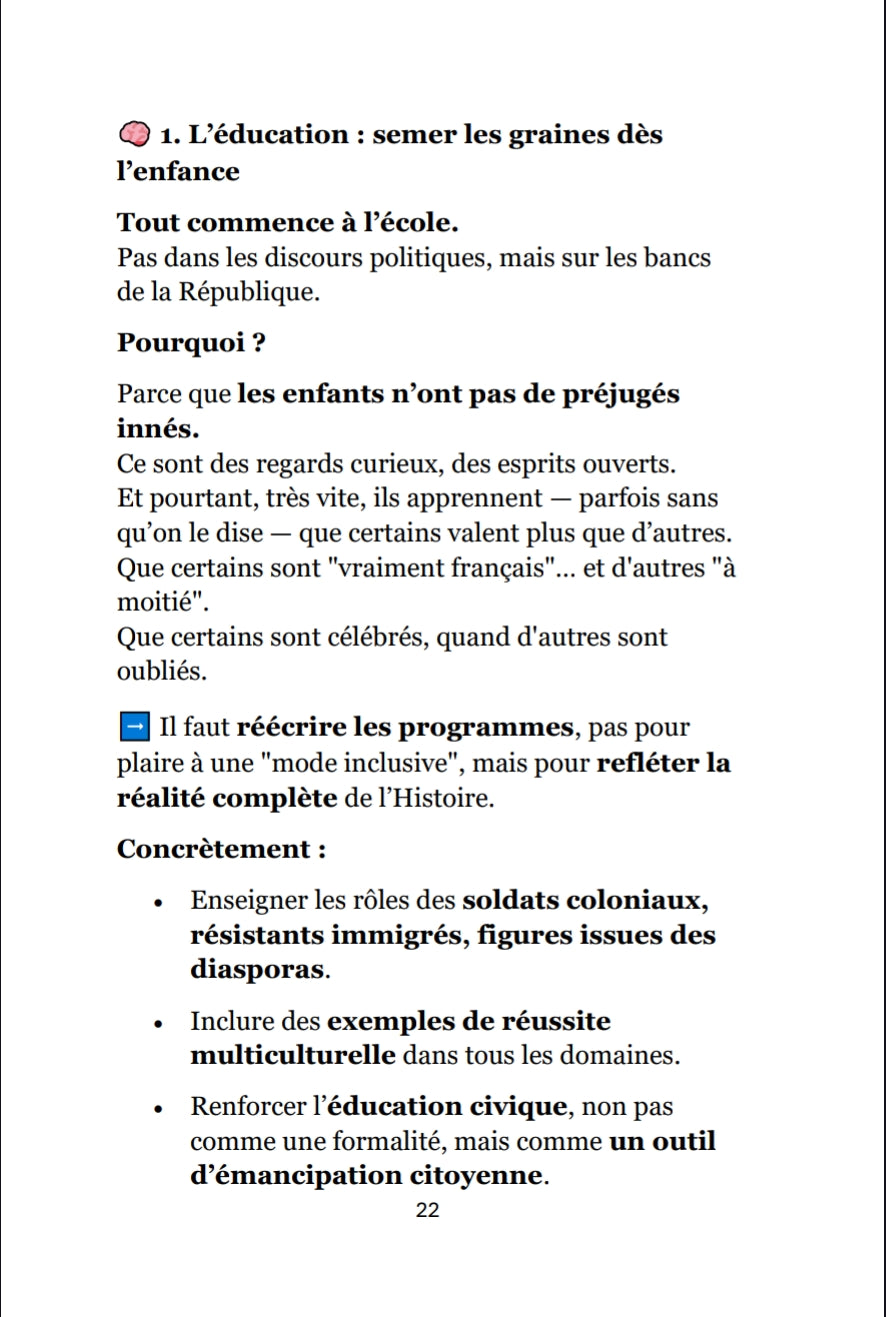 EBOOK : LE PATRIOTISME N'A PAS DE COULEUR 🇫🇷